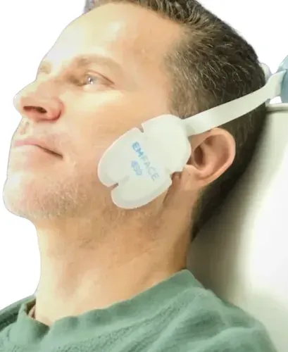 EMFACE treatment along the jawline