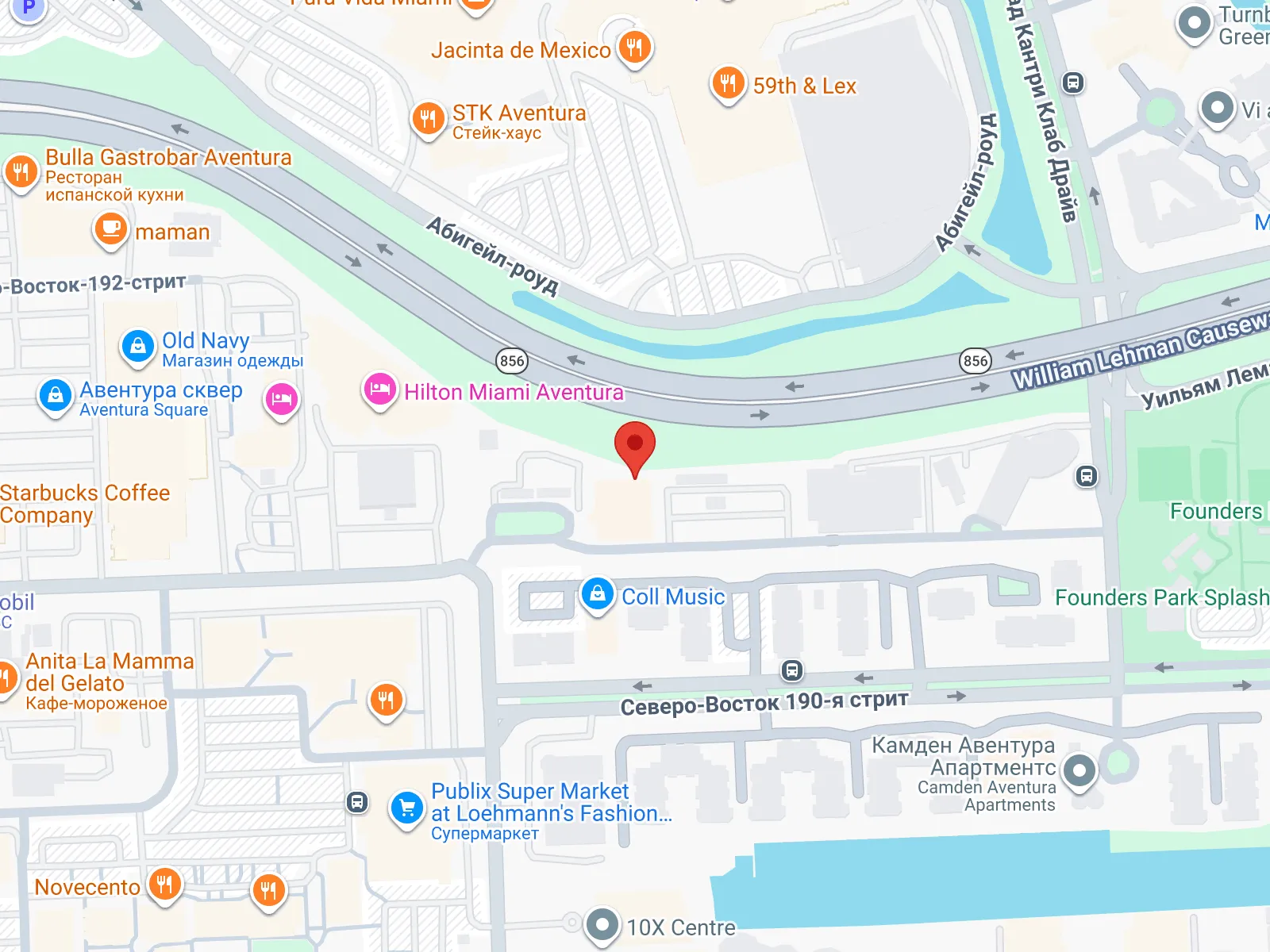 Карта с расположением Ideal Medical and Wellness