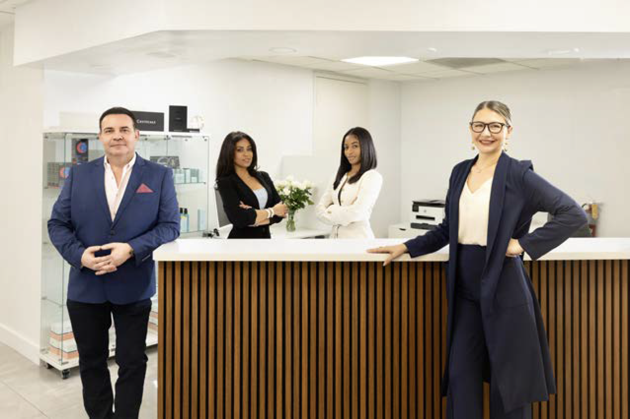 The IDEAL Medical and Wellness team at our Aventura reception